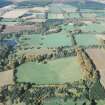 Aerial view of Fasque House and policies, Fettercairn, Aberdeenshire, looking ENE.
