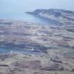 Aerial view of Port Mor and Sean Bhaile, Muck, Small Isles, looking SW.