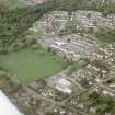 Aerial view of Dingwall Academy and Swimming Pool, Easter Ross, looking NW.
