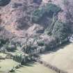 Aerial view of Scatwell House, Gardens and Farm, Strathconon, near Contin, Easter Ross, looking W.
