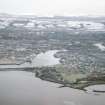 Aerial view of South Kessock, and Inverness Harbour, Inverness, looking SSE.
