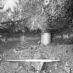 Falkland Palace Excavations
Frame 26 - Sewer F409 towards vent pipe - from north
