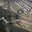 Aerial view of Brig of Balgownie, Aberdeen, looking W.