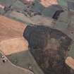 An oblique aerial view of Barmekyn, Keig, Howe of Alford, Aberdeenshire, looking NE.