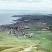 Aerial view of Buckpool and Buckie, Banffshire, looking NW.
