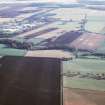 Aerial view of Stracathro Roman Camp under the plough, Brechin, Angus, looking ESE.