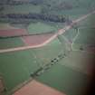 Aerial view of gas pipeline beside the Bervie Water, Arbuthnott, Aberdeenshire, looking SE.