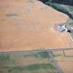 Aerial view of Stracathro Roman Camp and Fort, near Brechin, Angus, looking NNW.