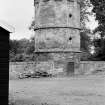 General view of Elvingston House dovecot from south west.