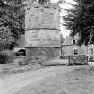 General view of Elvingston House dovecot from north west.