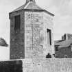 General view of Keith Marischal House dovecot from west.