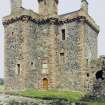 Balvaird Castle, General Vies of the Excavation site in the Outer Courtyard