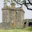 Balvaird Castle, General Vies of the Excavation site in the Outer Courtyard