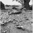 Balvaird Castle, General Views of excavation site in the Outer Courtyard