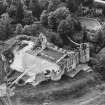 Kildrummy Castle Aberdeenshire Aerial ViewS