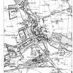 Extract of OS first edition 6-inch map of Coatbridge (Lanarkshire 1864, sheets vii and viii. surveyed 1858-9