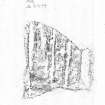 St John's Tower; Medieval cross slab no.7 rubbing