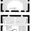 St Peter's Kirk; ground floor and gallery plans