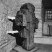 Kinneil House, Bo'ness.  Scupltured Stones Details