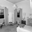 Interior view of Lylestone House, 14 Bedford Place, Alloa, showing bedroom.