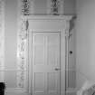 Interior view of Lylestone House, 14 Bedford Place, Alloa, showing door.