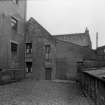 View of buildings at rear, 25 Kirkgate, Alloa.