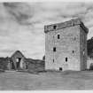 Loch Leven Castle, Kinrosshire. Exterior Views