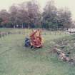 Lochmaben Castle.  Demolition of a Dangerous Section of Structure (AM/ARCH CH 10/85)