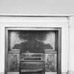 View of fireplace in drawing room, Tulliechewan Castle.