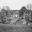 Historic photograph showing a general view of the chapel.
Insc: 'The Chapel, Rothesay Castle. 1323. J,V'.