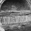Rothesay, St Mary's Church.
General view of tomb. Effigy.