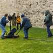 Personnel Making Rothesay Castle Video With Dougie Vipond