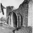 Inchmahome Priory, General Views and Views of Scaffolding at North Tower