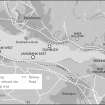 Map of Clyde Crannogs; Dumbuck, Langbank East, Langbank West, Erskine