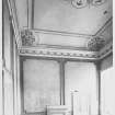 Duff House, Banffshire.  Gen Views, Interiors, Ceiling, Long Gallery, Main Stair
