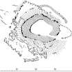 Plan of Strathfleet dun