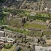 Oblique aerial view showing Edinburgh Castle, Edinburgh.