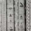 Pinkie House Mussleburgh, Painted Ceilings in Prefects Bedroom