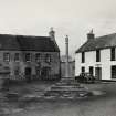 Gifford Market Cross, East Lothian.  After Re-Erection