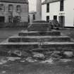 Gifford Market Cross, East Lothian.  After Re-Erection