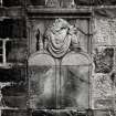 Fraserburgh South Parish Church Ten Commandments Stone & Fraser Heraldic Panel