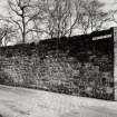 Telfer Wall, Edinburgh. Bounding Heriot's School 