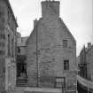 View of Black Castle, High Street, South Queensferry, from east.