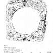 Rubbing of Keig Old Church font