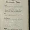 Estate Exchange. Marchmont.  No 1491. Sale brochure