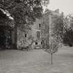 Elcho Castle.  Views of Castle, Cottage and Kitchen Range (CH 7.87) Works