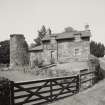 Elcho Castle.  Views of Castle, Cottage and Kitchen Range (CH 7.87) Works