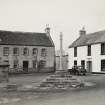 Gifford Market Cross, East Lothian.  After Re-Erection