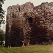 Hailes Castle.  Opening of SW Corner of Basinkin Wall + Vaulting Details (AM/ARCH CH 7/86)