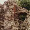 Hailes Castle.  Opening of SW Corner of Basinkin Wall + Vaulting Details (AM/ARCH CH 7/86)